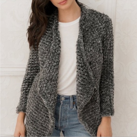 Dolce Cabo Sweaters - Dolce Cabo Faux Fur Cardigan